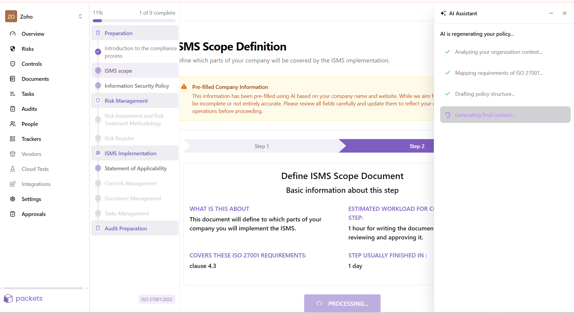 Auto-Generated Workflows